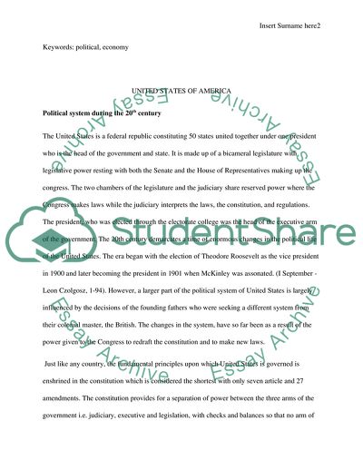 Economic and Political Systems of the US, Japan, and South Africa