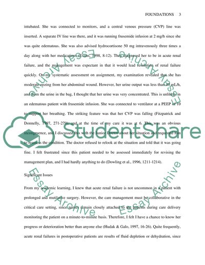 Foundations of Critical Care