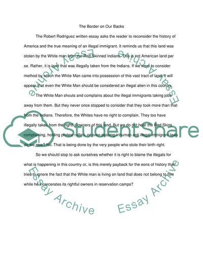 The Border on Our Backs