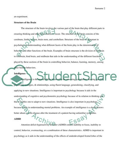 Concepts in Psychology