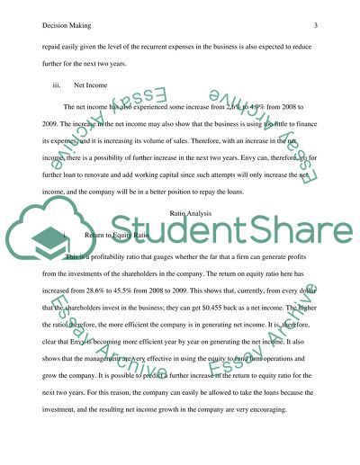 Business Decision Making - Envy Rides