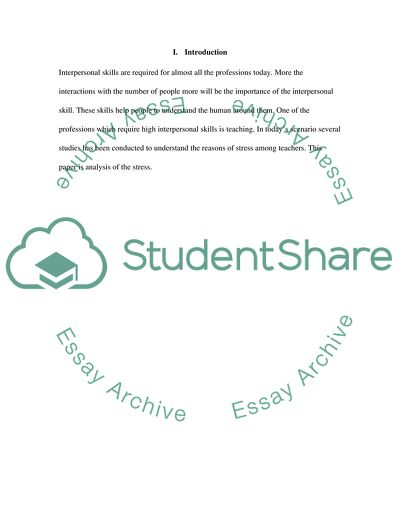 Interpersonal Skills for Teachers