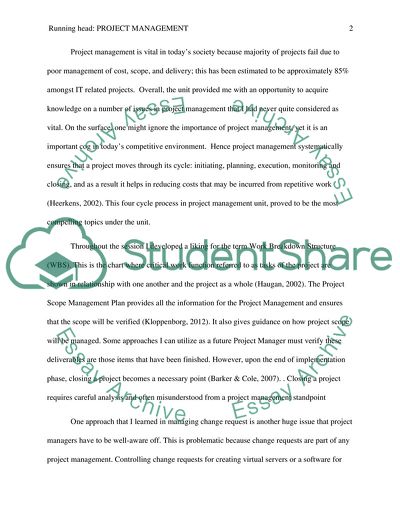 The Role of Project Management in Todays Society