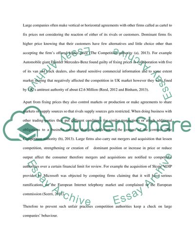 Why Competition Authorities Might Be Concerned About the Way Large Companies Behave