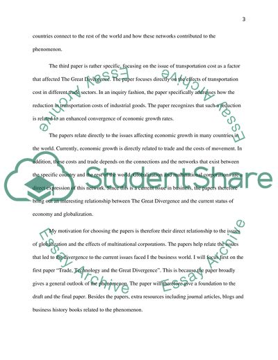 The Great Divergence - Globalization and Multinational Corporations