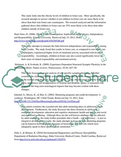 Mentoring Programs and Youth Development