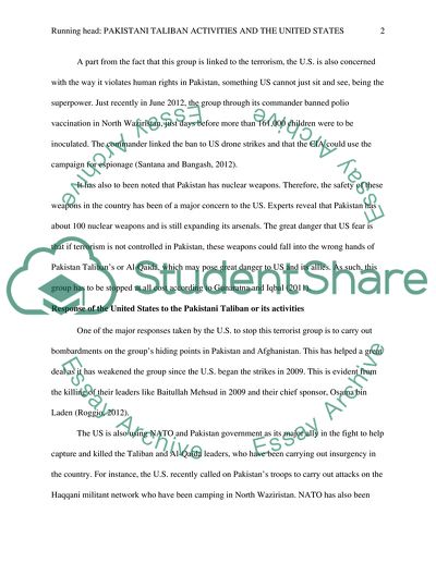 How the Pakistani Taliban Matters to the US