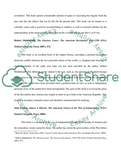 The American Revolution