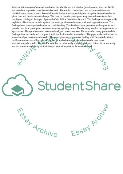 A Framework for Critiquing Quantitative Research Papers