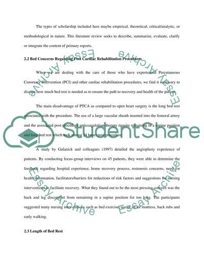 Cardiac Rehabilitation