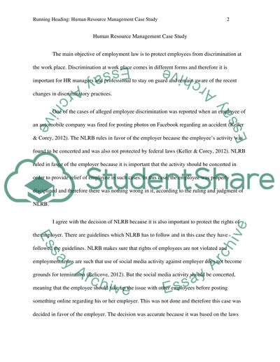 Violating Company Social Networking Policy