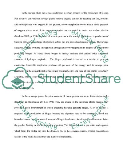 Measures to reduce the energy consumption for the sewerage plants