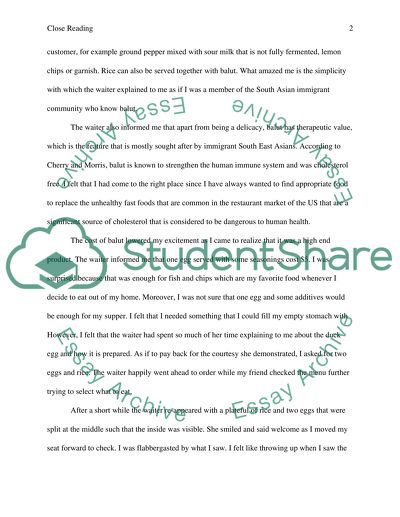 Balut - Delicacy Offered at a Filipino Restaurant