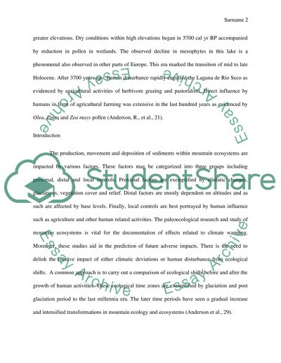 The impact of agriculture on Post-Glacial lake sedimentation in Europe