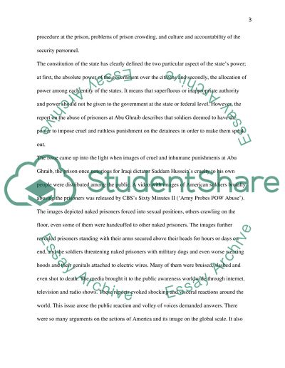 Donald Rumsfeld and Prisoner Abuse at Abu Ghraib