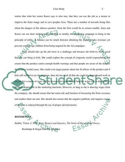 Solving The Moral Dilemma Of Janet Moore