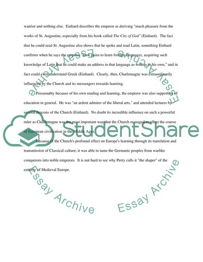 The Shaper of Medieval Civilization