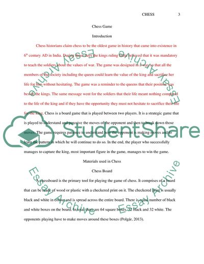 Chess Is the Oldest Game in History