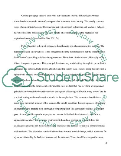 Philosophy of Education