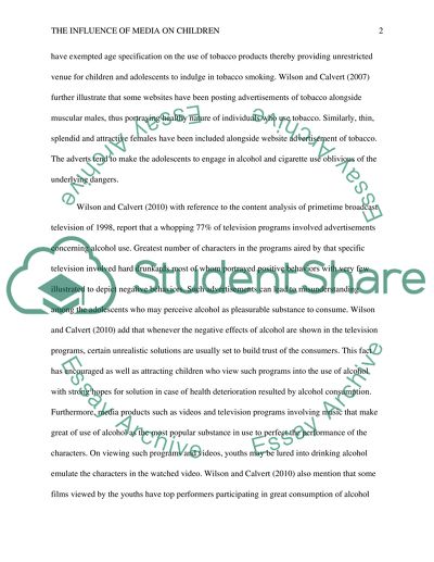 Influence of Media on Children