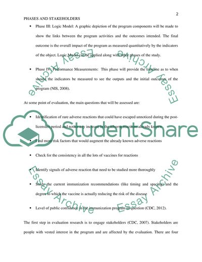 HP2C: Health Program Evaluation of Immunization Safety