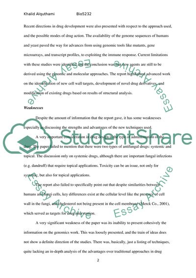 Drug Discovery: Uncovering New Antifungal Drugs