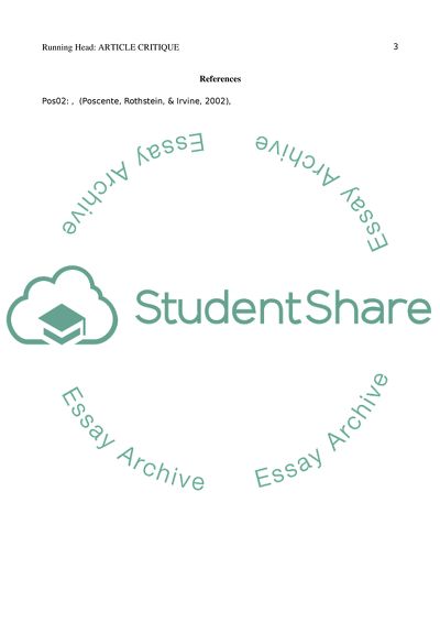 Evaluation of a Stage-Specific Intervention