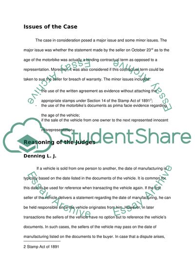 Routledge v McKay Case