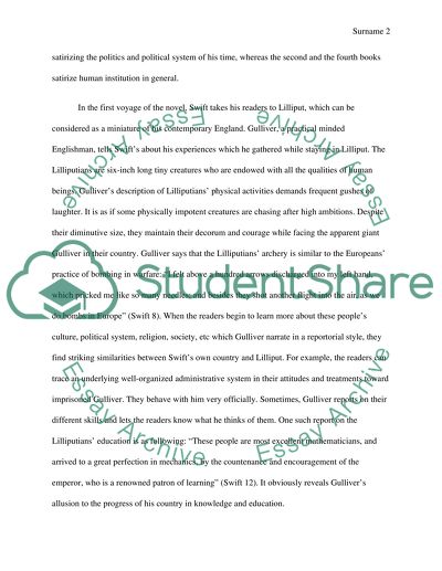 Gullivers travel, shakespeare (king lear) or paradise lost