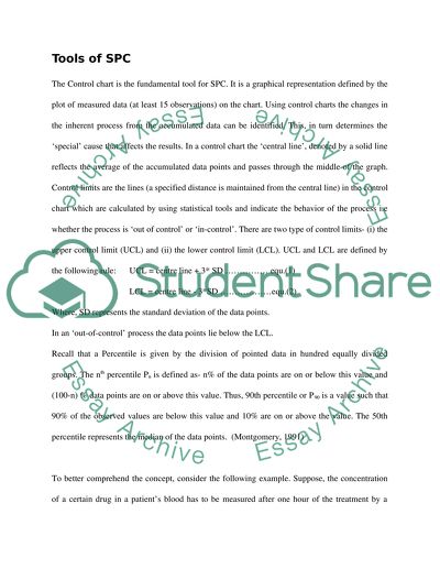 Statistical Process Control