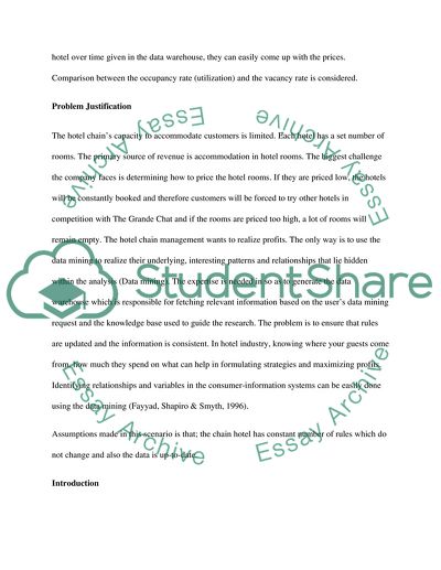 Data Mining in Chain Hotels