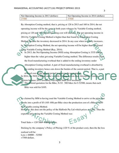 Managerial Accounting