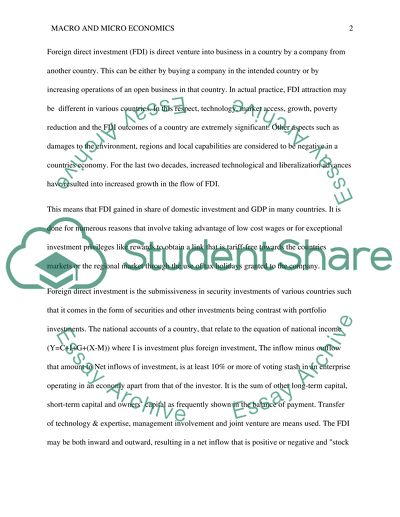 Arguments for and against Foreign Direct Investment In Developing Countries