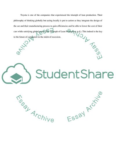 Reality of Recession