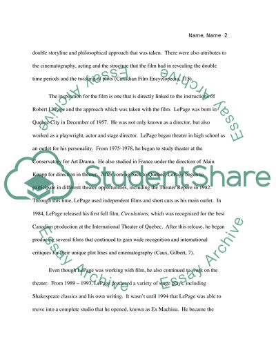 Le Confessional Structure