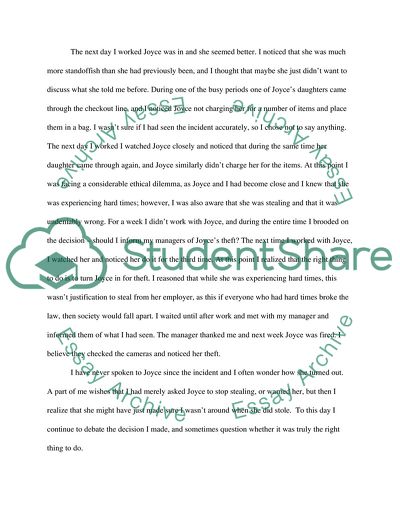 Ethical Decision at Work