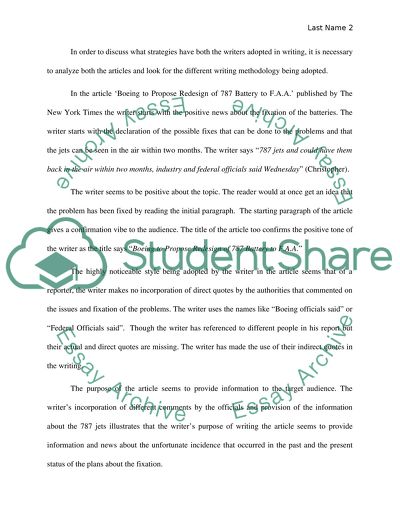 Boeing 787 and Its Battery
