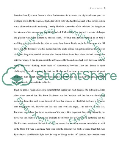 Analysis of Jane Eyre