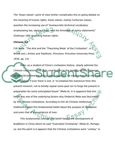 Asian values and Human Rights