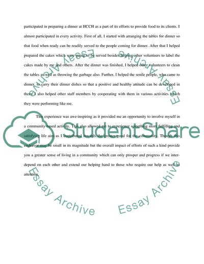 Volunteering with Hancock Christian Clearing House (HCCH)