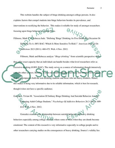 The Causes and Effects of College Drinking