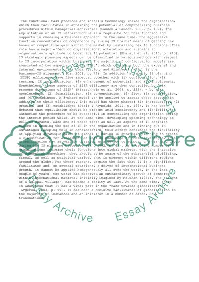 Global Management Information Systems
