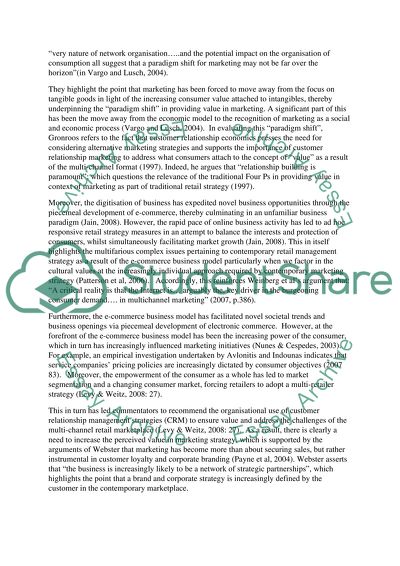 The challanges of adopting a multi-channel retail approach