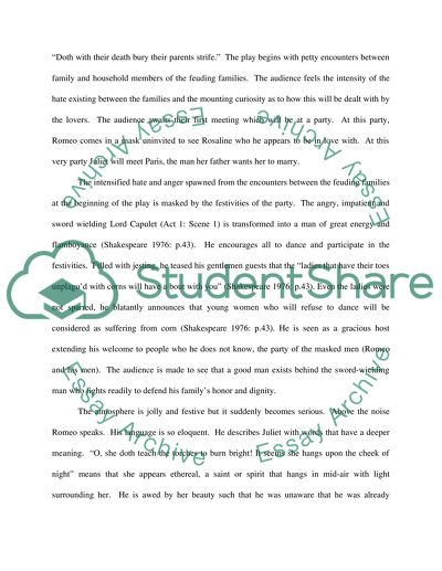 Romeo and Juliet Book Report/Review