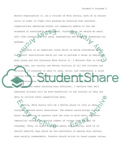 HOW NOVA SCOTIA CAN BE A BETTER PLACE TO LIVE