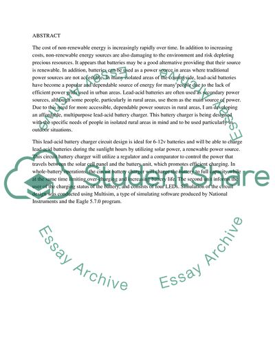 ACKNOWLEDGEMENTS & ABSTRACT