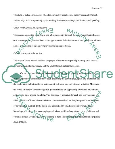 The Essence of Cybercrime