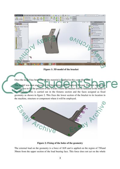 Modeling the Bracket in Solidworks