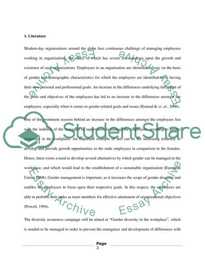 Managing Diversity Awareness Campaign