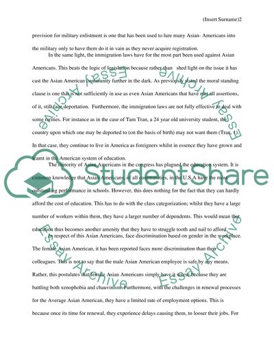 Intersectionality and the Asian American Community